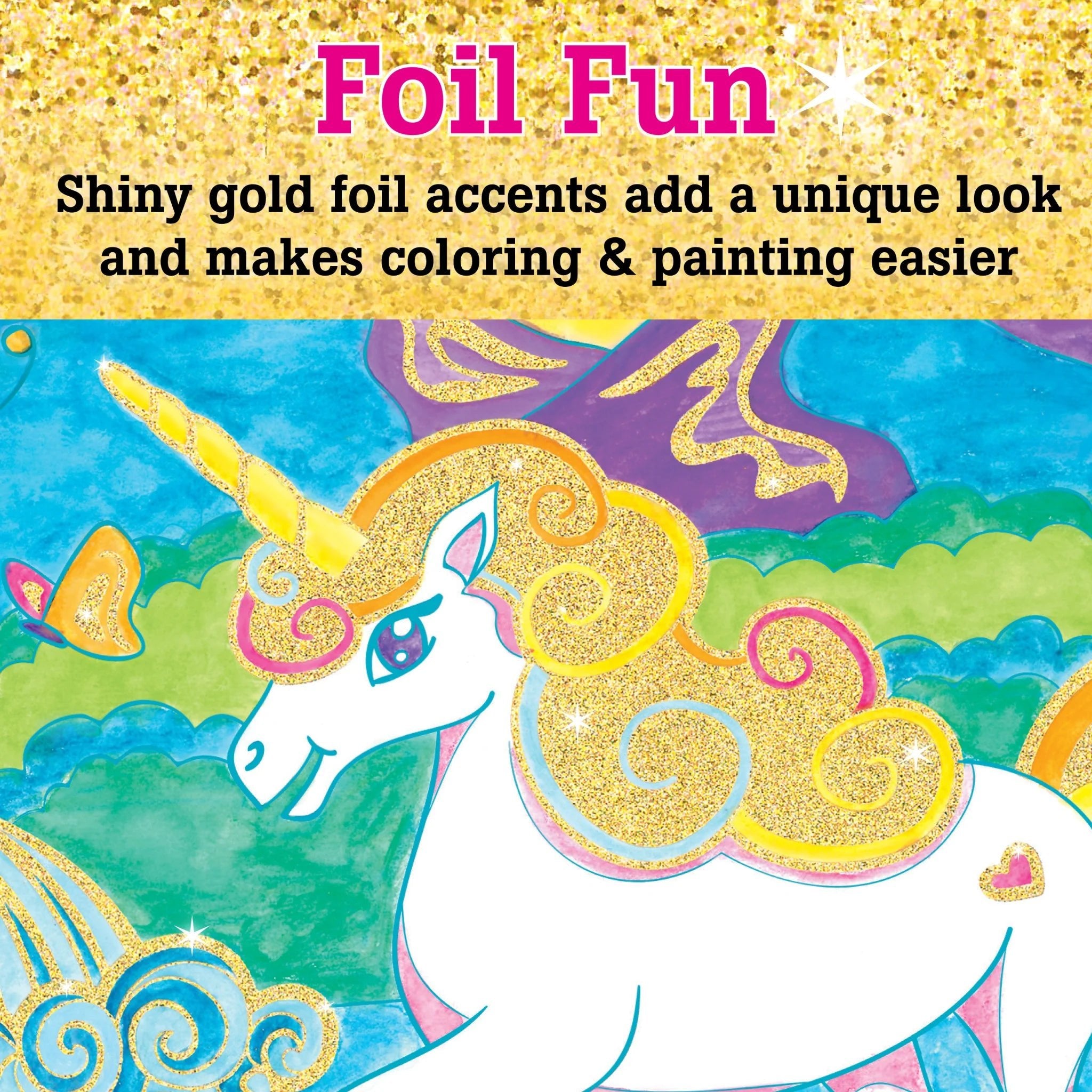 Paint by Number Unicorn Foil Fun - Sugar Babies Children's Boutique/Meg's Shoppe