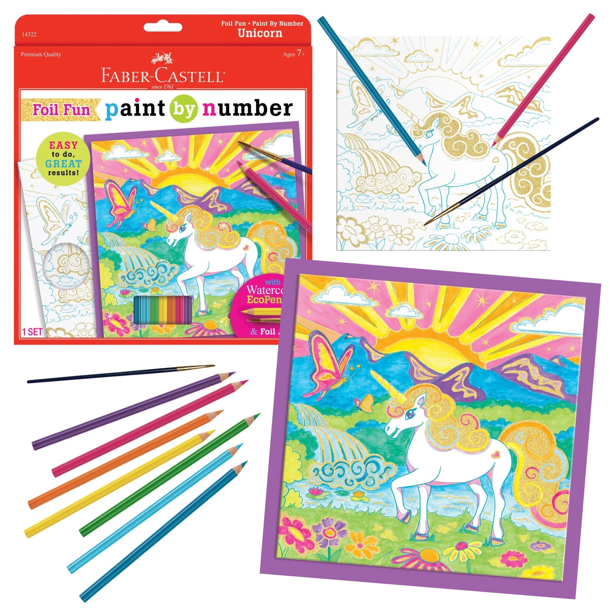 Paint by Number Unicorn Foil Fun - Sugar Babies Children's Boutique/Meg's Shoppe