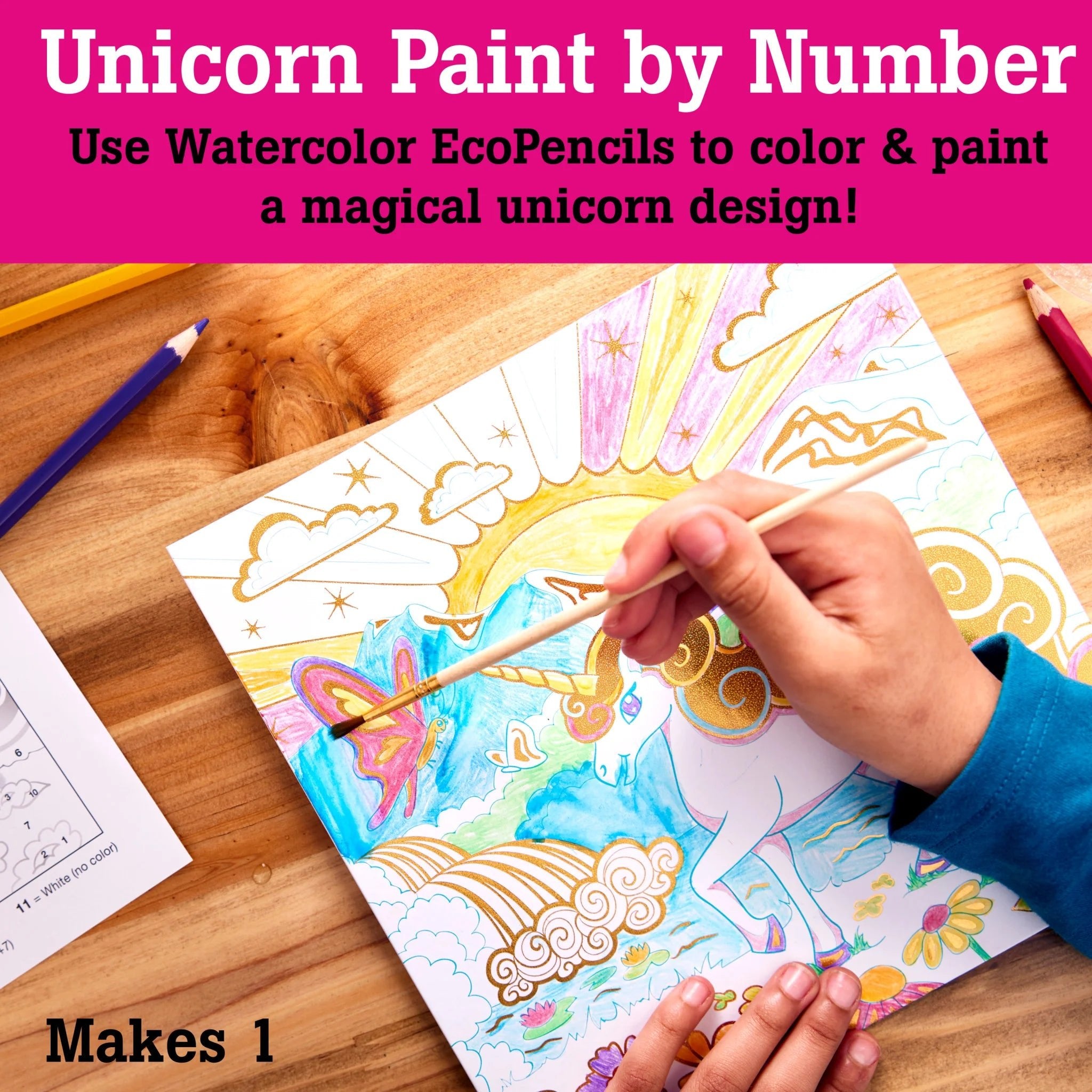 Paint by Number Unicorn Foil Fun - Sugar Babies Children's Boutique/Meg's Shoppe