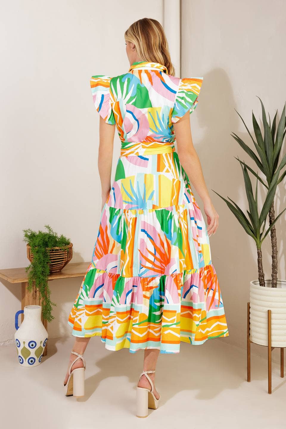 palm paradise midi dress Palm Paradise Midi Dress – Sugar Babies Children's Boutique/Meg's Shoppe