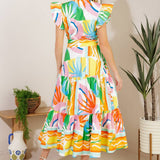 Palm Paradise Midi Dress Long Dresses FLYING TOMATO