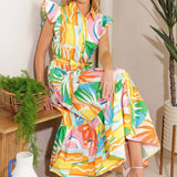 Palm Paradise Midi Dress Long Dresses FLYING TOMATO
