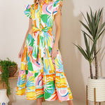 Palm Paradise Midi Dress Long Dresses FLYING TOMATO