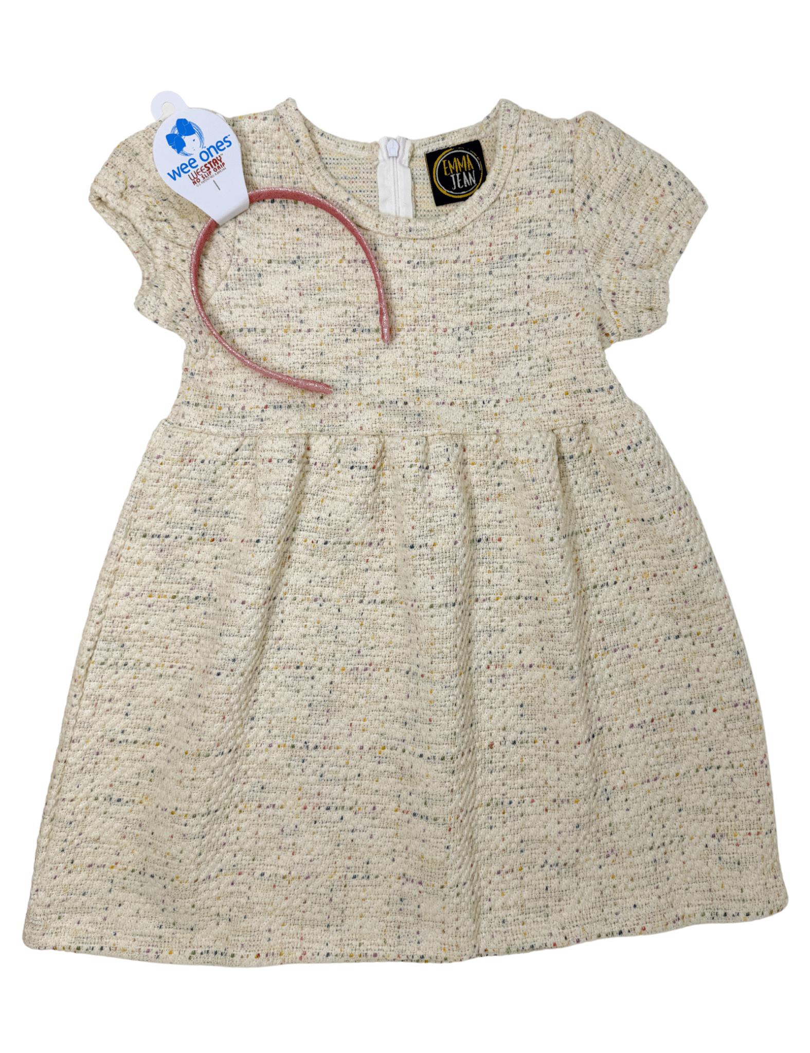 Pamela Multi Tweed Dress - Sugar Babies Children's Boutique/Meg's Shoppe