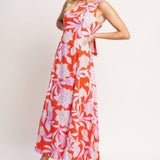 Papaya Blossom Dress Long Dresses FLYING TOMATO