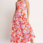 Papaya Blossom Dress Long Dresses FLYING TOMATO