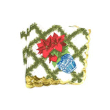 Paper Beverage Napkin - Poinsettias Seasonal 8 Oak Lane