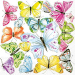 Paper Cocktail Napkins Multi Color Butterflies Rosanne Beck Kitchen + Entertaining Boston International