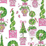 Paper Guest Towels 16 Ct Pink Topiaries Kitchen + Entertaining Boston International