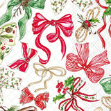 Paper Guest Towels - Christmas Bows Christmas Kitchen + Entertaining Boston International