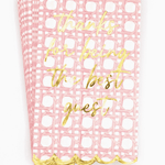 Paper Guest Towels - Pink Cane Kitchen + Entertaining 8 Oak Lane
