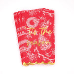 Paper Guest Towels - Red Toile Seasonal 8 Oak Lane