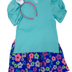 Party Flowers Sequin Skirt Girls Skirts + Bloomers Hatley