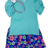 Party Flowers Sequin Skirt Girls Skirts + Bloomers Hatley