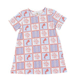 Patriotic Patchwork Susie Swing Dress Girls Play Dresses Cypress Row
