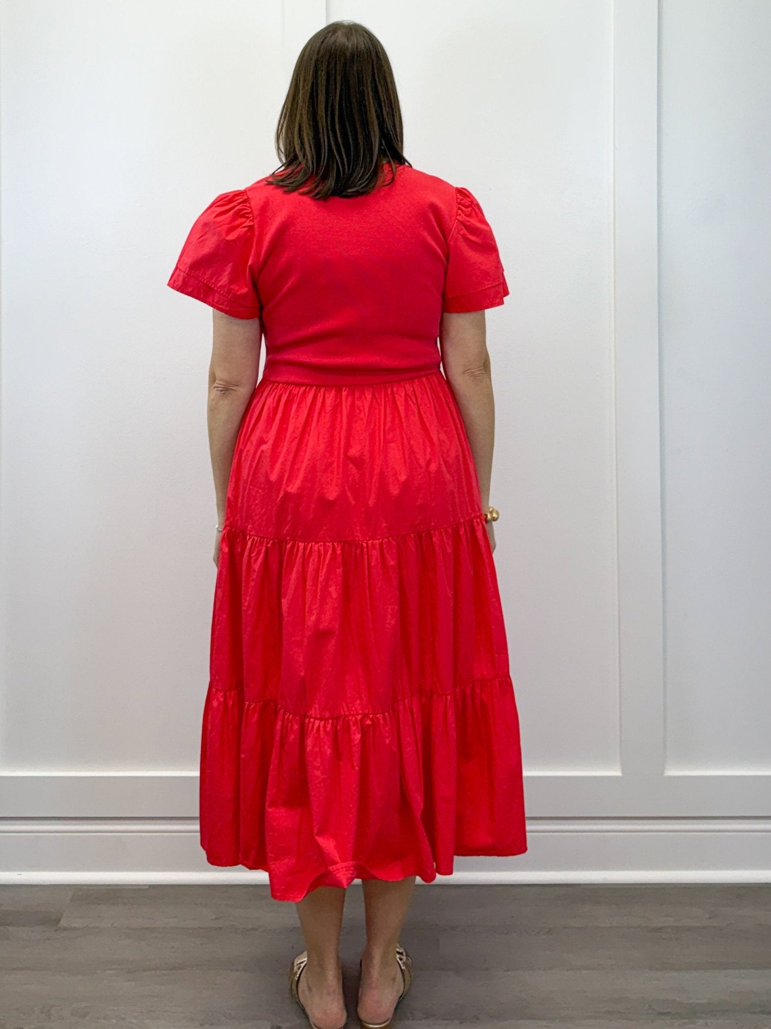 Patton T-Shirt Midi Dress - Red Sugar Babies Children's Boutique/Meg's Shoppe Patton T-Shirt Midi Dress - Red Sugar Babies Children's Boutique/Meg's Shoppe