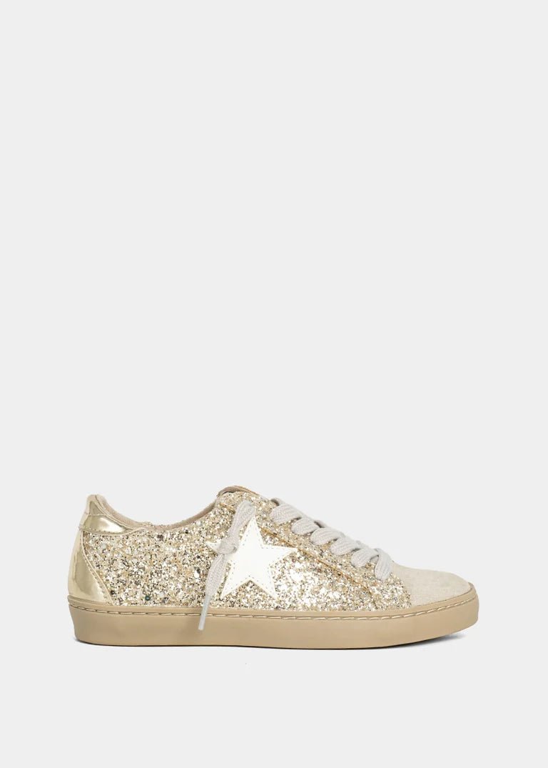 Paula Mini - Golden Glitter Girls Shoes Shu Shop