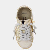 Paula Mini - Golden Glitter Girls Shoes Shu Shop