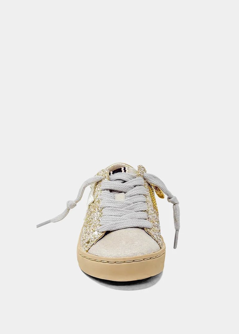 Paula Mini - Golden Glitter Girls Shoes Shu Shop