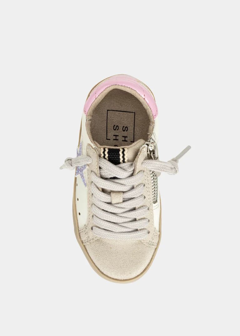 Paula Mini - Lilac Glitter Girls Shoes Shu Shop