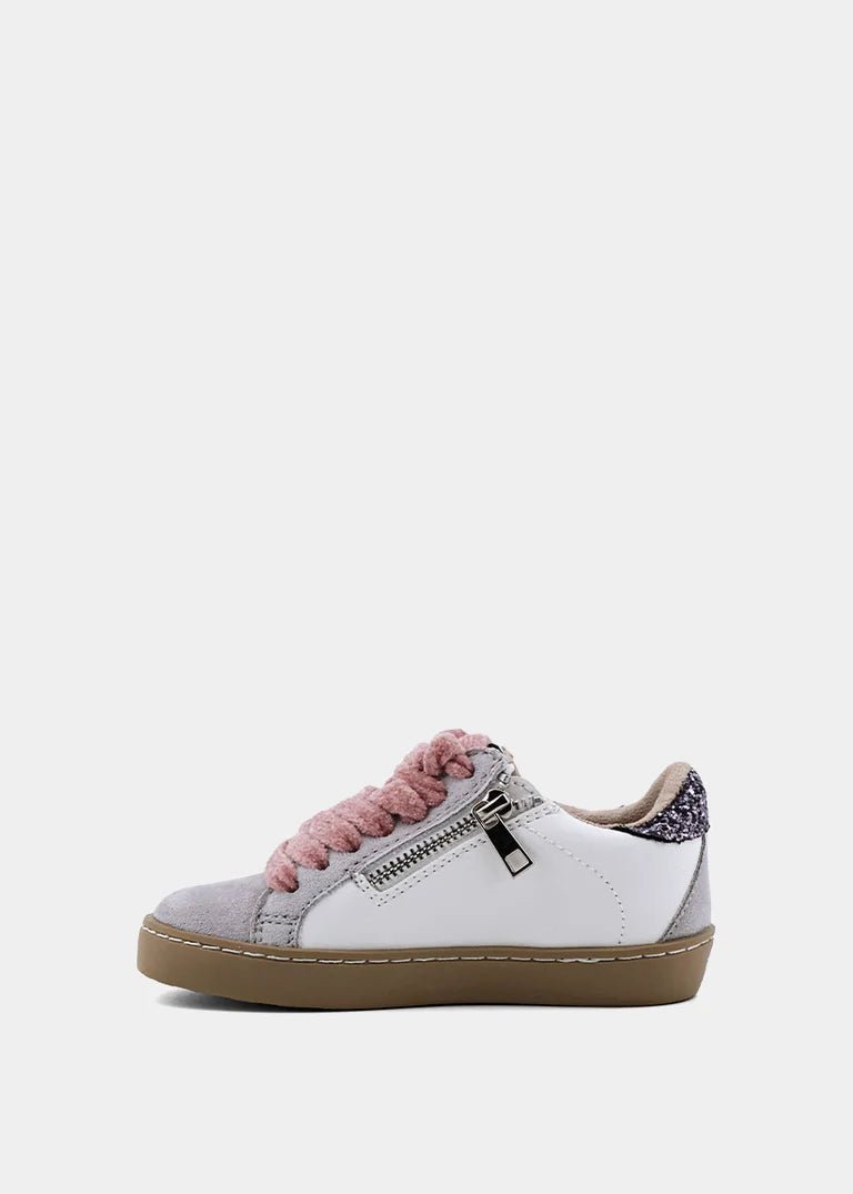 Paula Mini - Pewter Glitter Girls Shoes Shu Shop