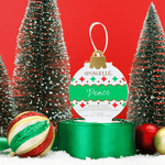 Peace - Winter Pear Holiday Ornament Buffer Christmas Self-Care Spongellé