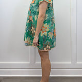 Peach Grove Swing Dress - Green Short Dresses Umgee