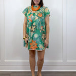 Peach Grove Swing Dress - Green Short Dresses Umgee