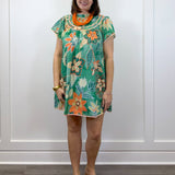 Peach Grove Swing Dress - Green Short Dresses Umgee