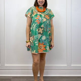 Peach Grove Swing Dress - Green Short Dresses Umgee