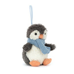 Peanut Penguin Ornament Plush Jellycat