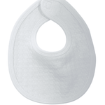 Pearl Round Bib - White Baby Accessories Oriental Products