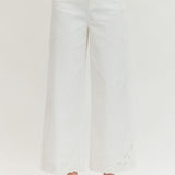 Pearl Scallop Wide Leg Pants Pants Entro