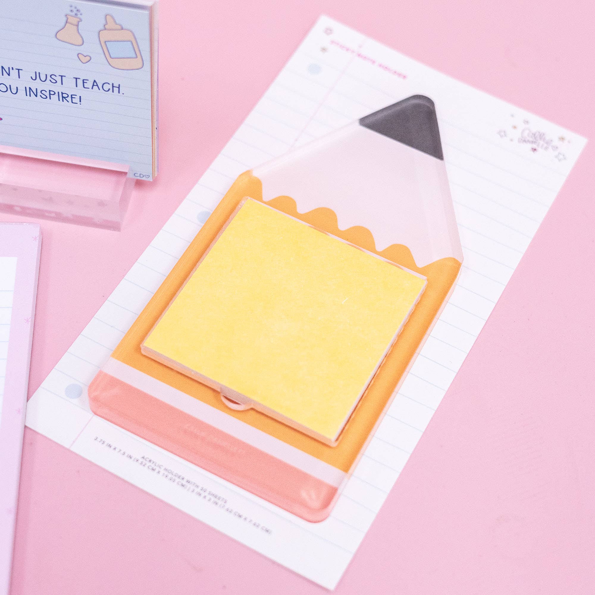Pencil Sticky Note Holder Paper Goods Callie Danielle