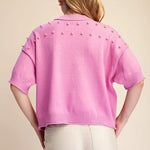 Penelope Pearl Top Sweaters Glam