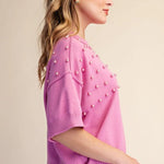 Penelope Pearl Top Sweaters Glam