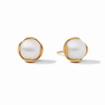 Penelope Stud Gold Pearl - Medium Earrings Julie Vos
