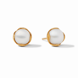 Penelope Stud Gold Pearl - Medium Earrings Julie Vos