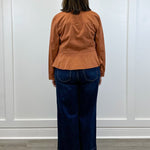 Peplum Hem Trucker Jacket - Ginger Spice Outerwear Liverpool
