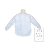 Perfect Smock Large - Pimlico Check Blue Baby Accessories TRVL Design