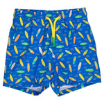 Performance Swim Trunks - Neon Surfs Up Kids Swim Rufflebutts