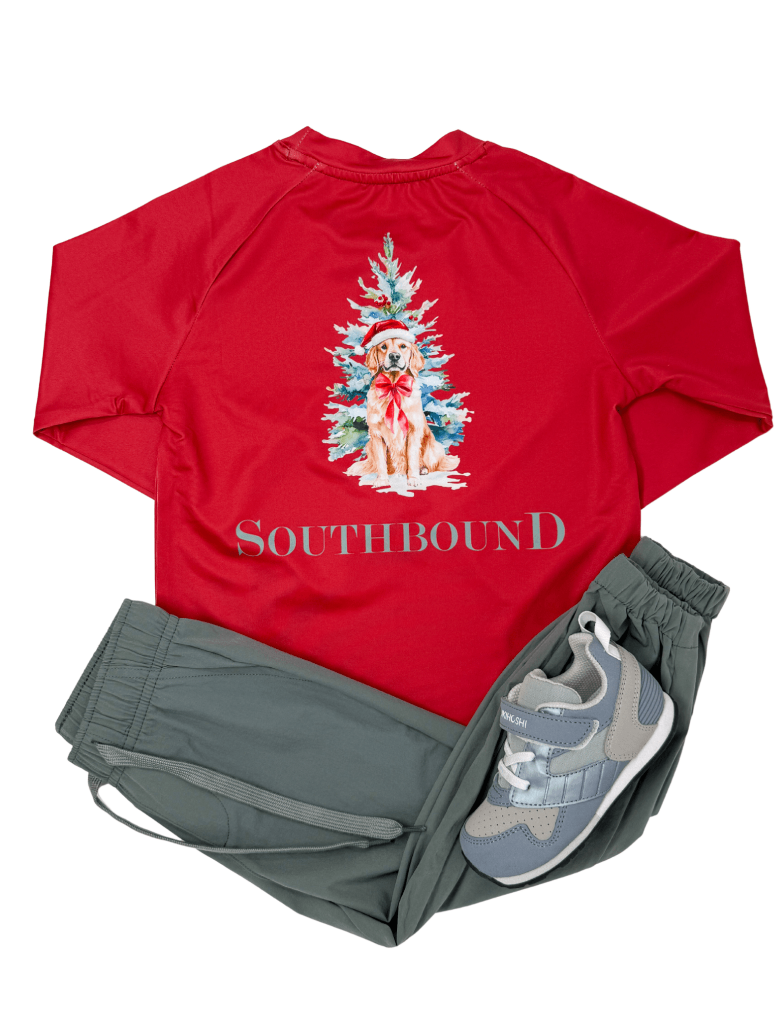 Performance Tee - Christmas Puppy Boys Shirts + Polos Southbound