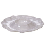Perlette Cream Melamine Chip & Dip Kitchen + Entertaining Certified International