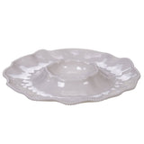Perlette Cream Melamine Chip & Dip Kitchen + Entertaining Certified International
