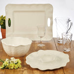 Perlette Cream Melamine Chip & Dip Kitchen + Entertaining Certified International
