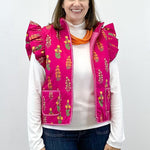 Petal Pop Vest - Magenta Outerwear Jodifl