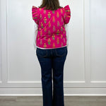 Petal Pop Vest - Magenta Outerwear Jodifl