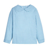 Peter Pan Shirt - Alpine Gingham Boys Shirts + Polos Little English