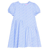Phillipa Dress - Periwinkle Block Print Girls Play Dresses Bisby