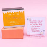 Phrases For Teachers Encouraging Desk Card Set Paper Goods Callie Danielle